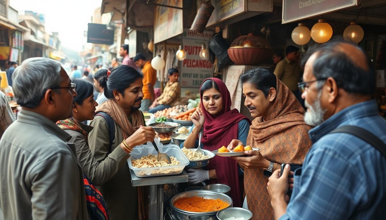 Taste New Delhi with a guided market walk